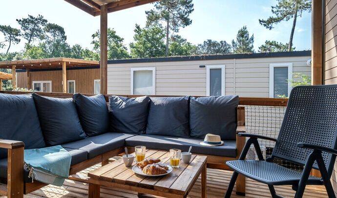 Mobil-home | Comfort | 3 Ch. | 6 pers. | Terrasse Lounge | A/C 2