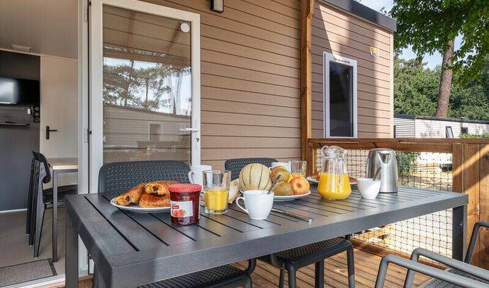 Mobil-home | Comfort | 3 Ch. | 6 pers. | Terrasse Lounge | A/C 1