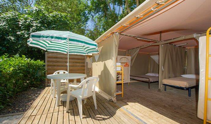 Bungalow toilé | Autre hébergement | 2 Ch. | 2/4 pers. 1