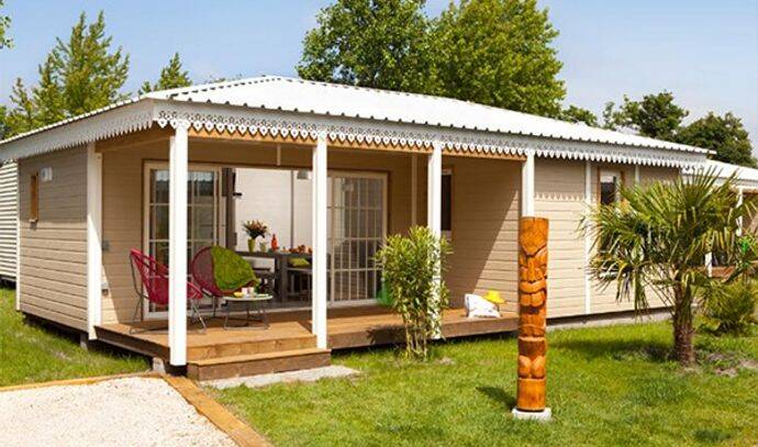 Chalet | Comfort XL | 3 Ch. | 5/7 pers. | Terrasse surélevée | A/C | TV 0
