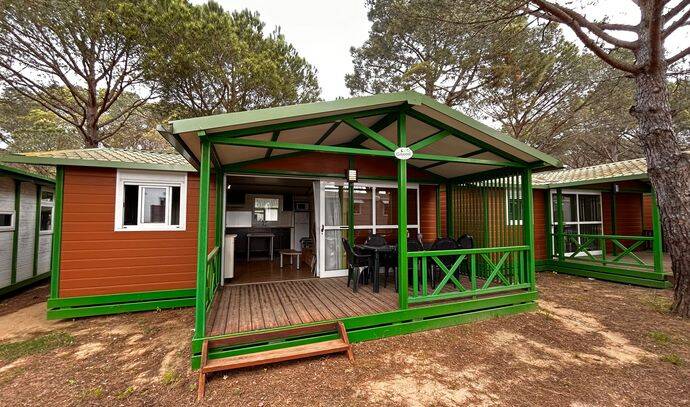 Chalet | Classic XL | 3 Ch. | 6 pers. | Terrasse surélevée | A/C 0