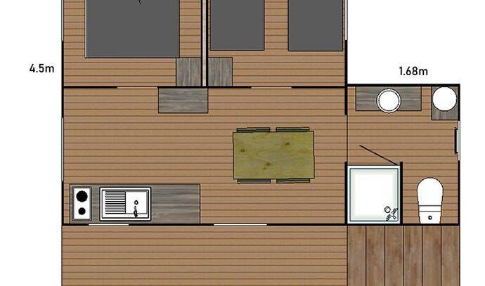 Ecolodge | Autre hébergement | 2 Ch. | 4/5 pers. 3
