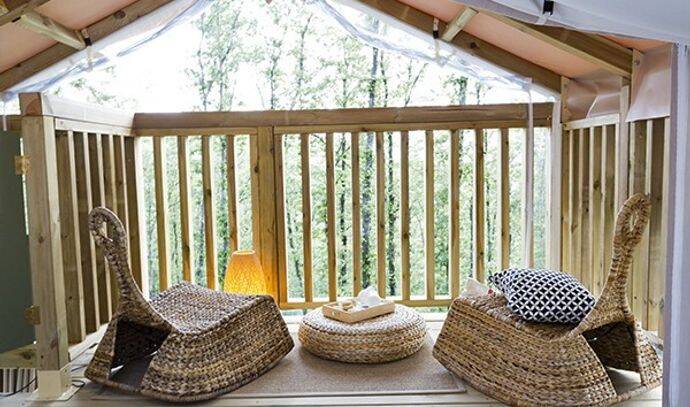Lodge | Autre hébergement | 2 Ch. | 4 pers. | Terrasse surélevée non couverte 1