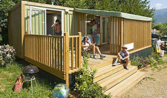 Lodge | Autre hébergement | 2 Ch. | 4/5 pers. | Terrasse surélevée | A/C 0