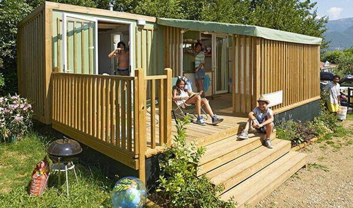 Lodge | Autre hébergement | 2 Ch. | 4/5 pers. | Terrasse surélevée | A/C 0
