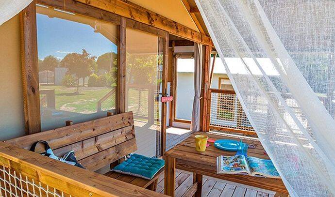 Lodge | Autre hébergement | 2 Ch. | 4/5 pers. | Terrasse surélevée 1