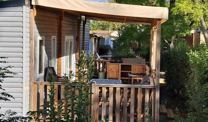 Mobil-home | Premium Exclusive | 3 Ch. | 6 pers. | Terrasse Lounge | A/C | TV 1