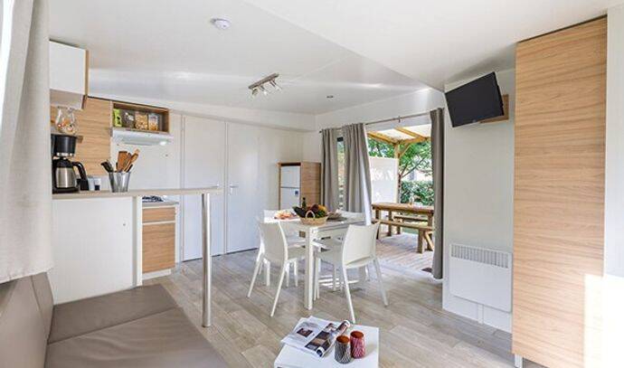 Mobil-home | Premium Exclusive | 4 Ch. | 8 pers. | Terrasse couverte | A/C | TV 2