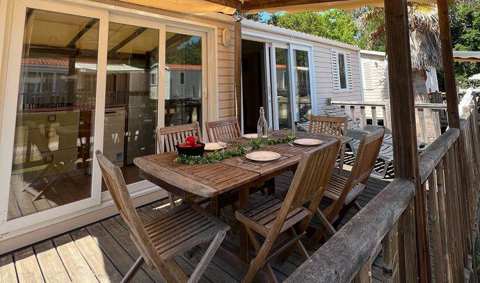 Mobil-home | Classic | 2 Ch. | 4 pers. | Terrasse surélevée | TV 0