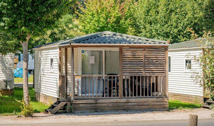 Mobil-home | Classic | 1 Ch. | 2 pers. | Terrasse surélevée non couverte | A/C | TV 0