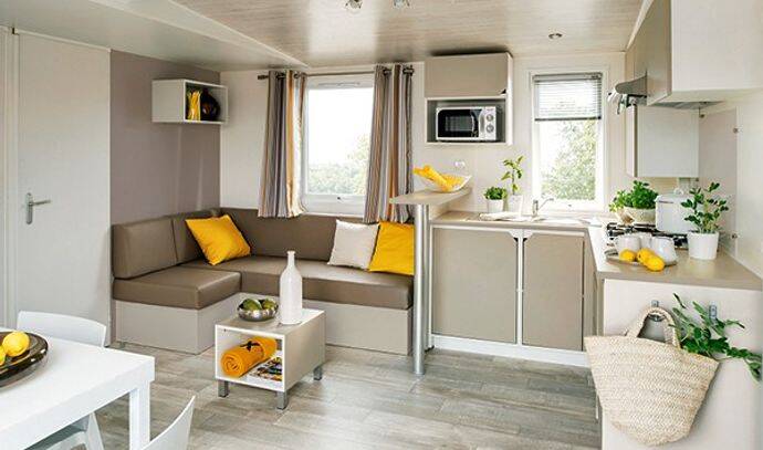 Mobil-home | Classic | 3 Ch. | 6 pers. | Terrasse surélevée | A/C | TV 6