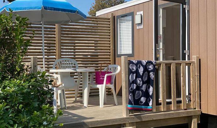Mobil-home | Comfort | 1 Ch. | 2 pers. | Terrasse surélevée | TV 0