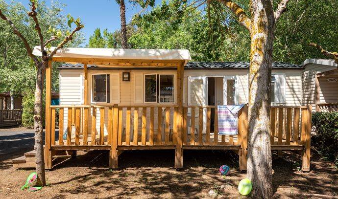 Mobil-home | Comfort | 2 Ch. | 4 pers. | Terrasse surélevée | A/C 5