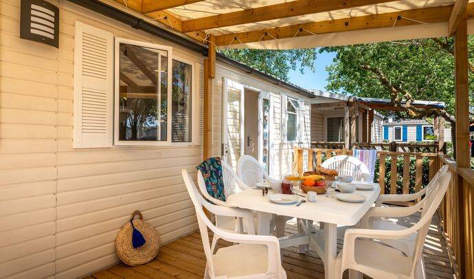 Mobil-home | Comfort | 2 Ch. | 4 pers. | Terrasse surélevée | A/C 0