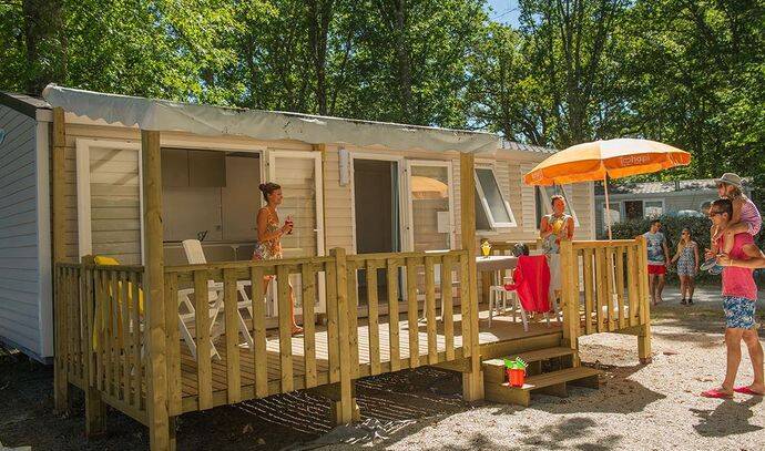 Mobil-home | Comfort | 2 Ch. | 4 pers. | Terrasse surélevée | A/C 0