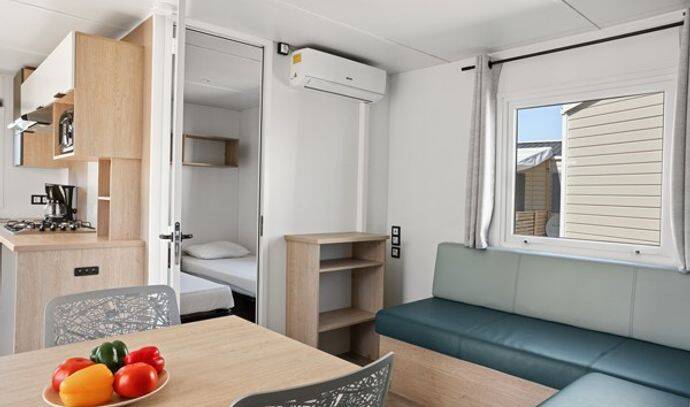 Mobil-home | Comfort | 2 Ch. | 4 pers. | Terrasse surélevée | A/C 4