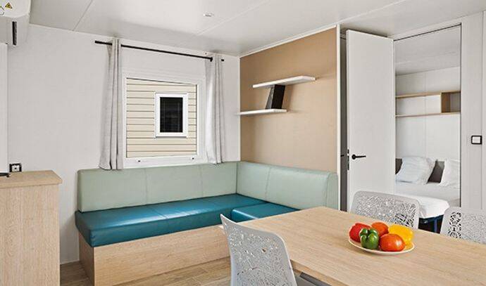 Mobil-home | Comfort | 2 Ch. | 4 pers. | Terrasse surélevée | A/C 5