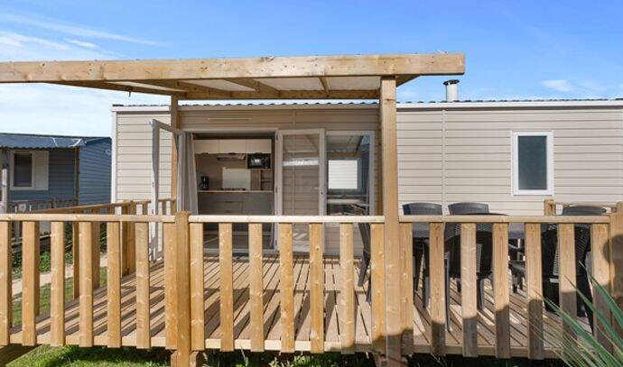 Mobil-home | Comfort | 2 Ch. | 4 pers. | Terrasse surélevée | A/C 1