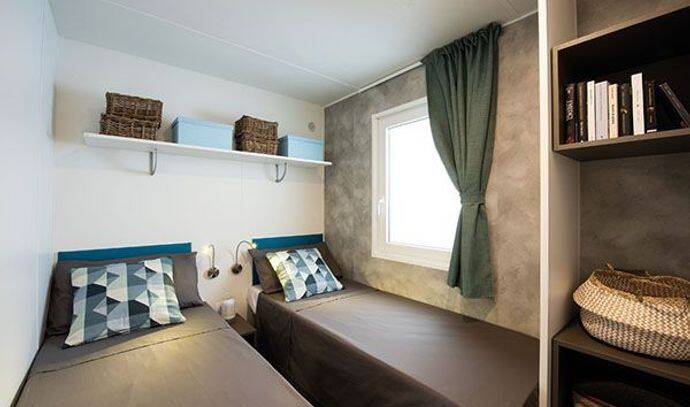 Mobil-home | Comfort | 2 Ch. | 4 pers. | Terrasse surélevée | A/C 4
