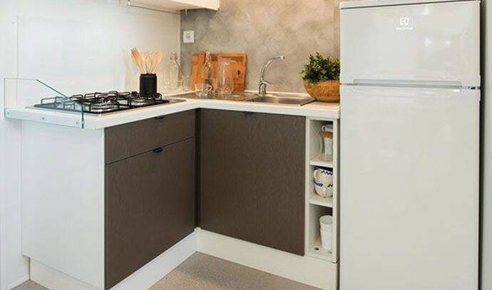 Mobil-home | Comfort | 2 Ch. | 4 pers. | Terrasse surélevée | A/C 2