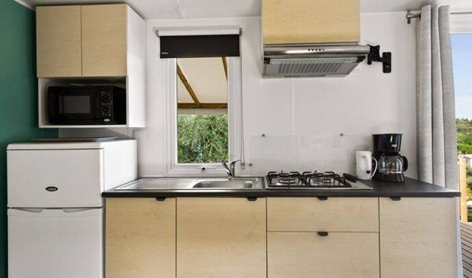 Mobil-home | Comfort | 2 Ch. | 4 pers. | Terrasse surélevée | A/C 10
