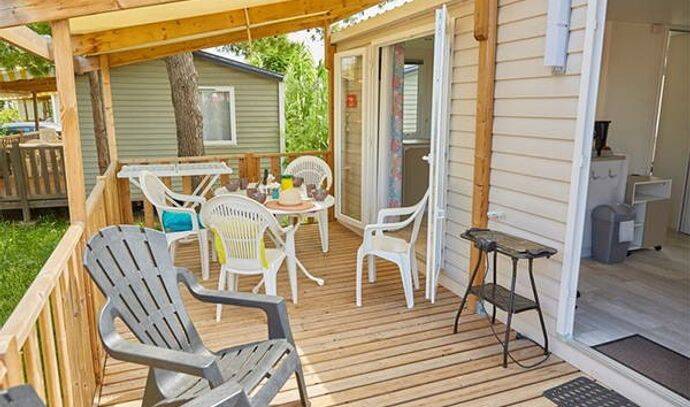 Mobil-home | Comfort | 2 Ch. | 4 pers. | Terrasse surélevée | A/C 1