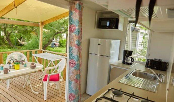 Mobil-home | Comfort | 2 Ch. | 4 pers. | Terrasse surélevée | A/C 2