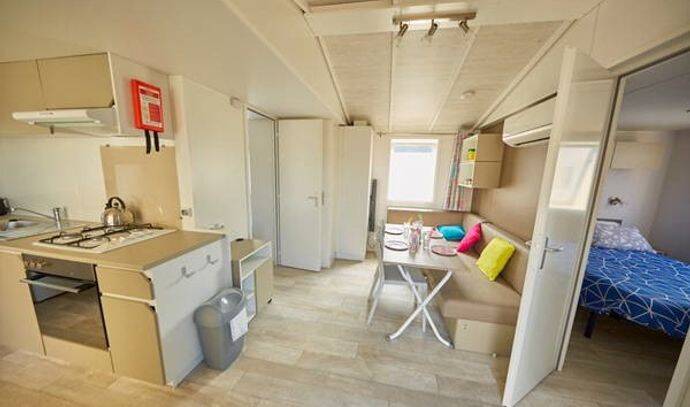 Mobil-home | Comfort | 2 Ch. | 4 pers. | Terrasse surélevée | A/C 4