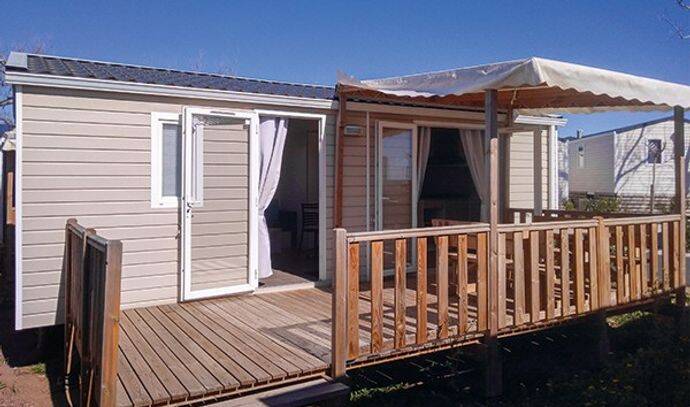 Mobil-home | Comfort | 2 Ch. | 4 pers. | Terrasse surélevée | A/C 1