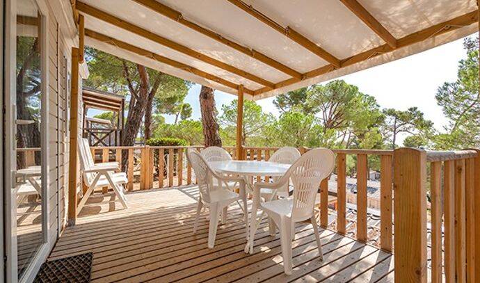 Mobil-home | Comfort | 2 Ch. | 4 pers. | Terrasse simple | A/C 1