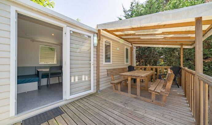 Mobil-home | Comfort | 2 Ch. | 4 pers. | Terrasse surélevée | A/C 2