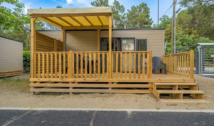 Mobil-home | Comfort | 2 Ch. | 4 pers. | Terrasse surélevée | A/C 0