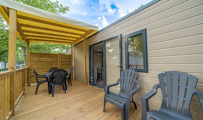 Mobil-home | Comfort | 2 Ch. | 4 pers. | Terrasse surélevée | A/C 1