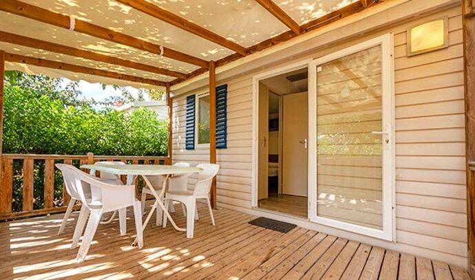 Mobil-home | Comfort | 2 Ch. | 4 pers. | Terrasse surélevée | A/C 1