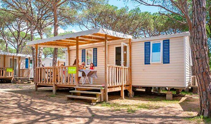 Mobil-home | Comfort | 2 Ch. | 4 pers. | Terrasse surélevée | A/C 0