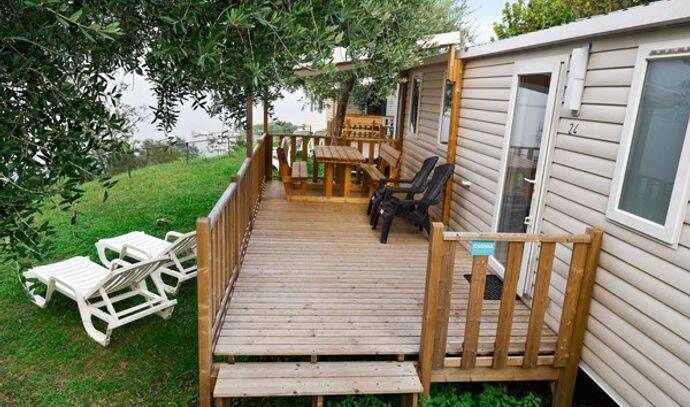 Mobil-home | Comfort | 2 Ch. | 4 pers. | Terrasse surélevée | A/C 1
