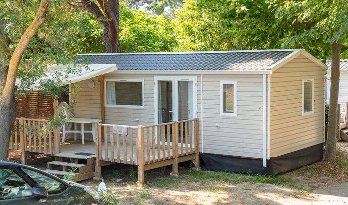 Mobil-home | Comfort | 2 Ch. | 4 pers. | Terrasse surélevée | A/C 0