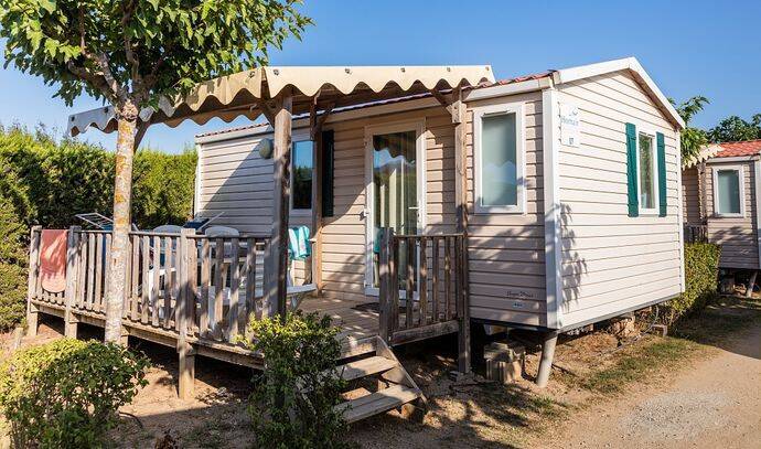 Mobil-home | Comfort | 2 Ch. | 4 pers. | Terrasse surélevée | A/C 0