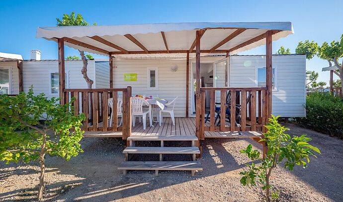 Mobil-home | Comfort | 2 Ch. | 4 pers. | Terrasse surélevée | A/C 0
