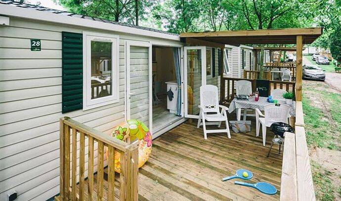 Mobil-home | Comfort | 2 Ch. | 4 pers. | Terrasse surélevée | A/C 1