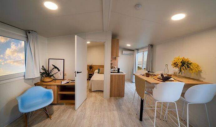 Mobil-home | Comfort | 2 Ch. | 4 pers. | Terrasse surélevée | A/C 2