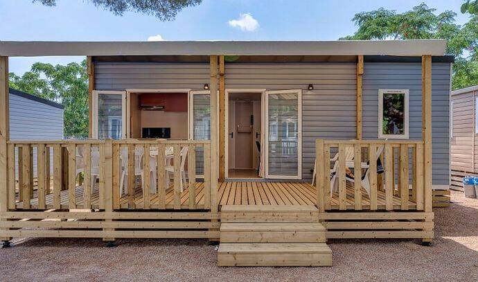 Mobil-home | Comfort | 2 Ch. | 4 pers. | Terrasse surélevée | A/C 0