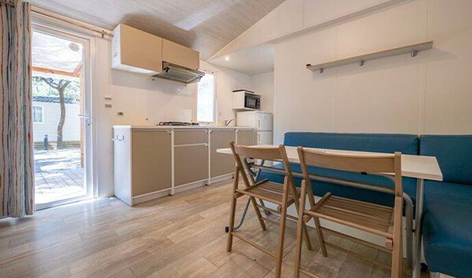 Mobil-home | Comfort | 2 Ch. | 4 pers. | Terrasse surélevée | A/C 1