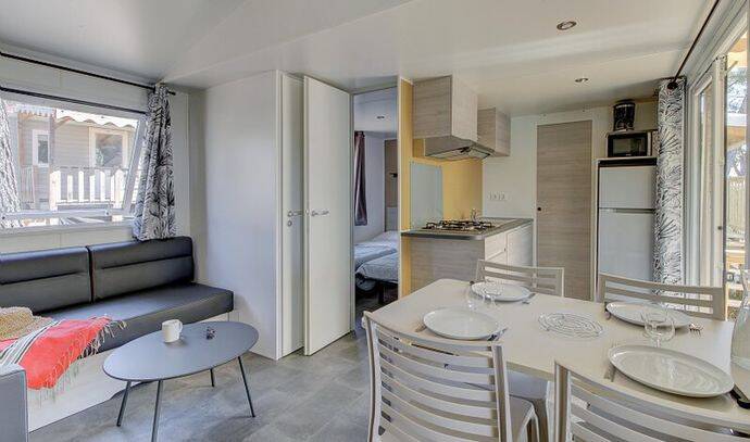 Mobil-home | Comfort | 2 Ch. | 4 pers. | Terrasse surélevée | A/C 3