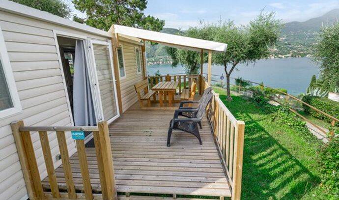 Mobil-home | Comfort | 2 Ch. | 4 pers. | Terrasse surélevée | A/C 1