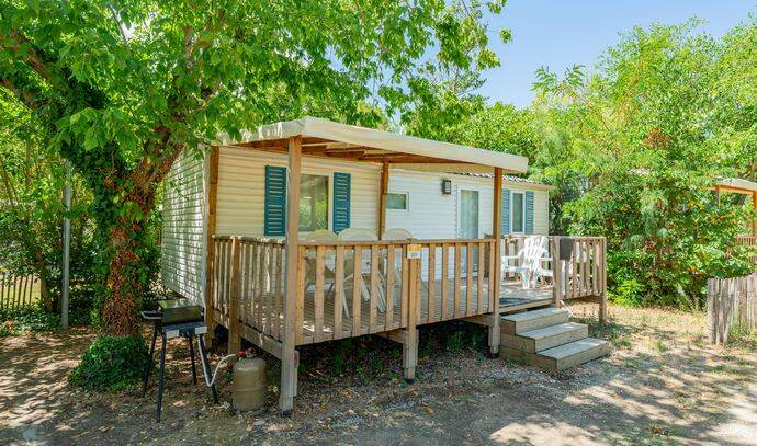 Mobil-home | Comfort | 2 Ch. | 4 pers. | Terrasse surélevée | A/C 1
