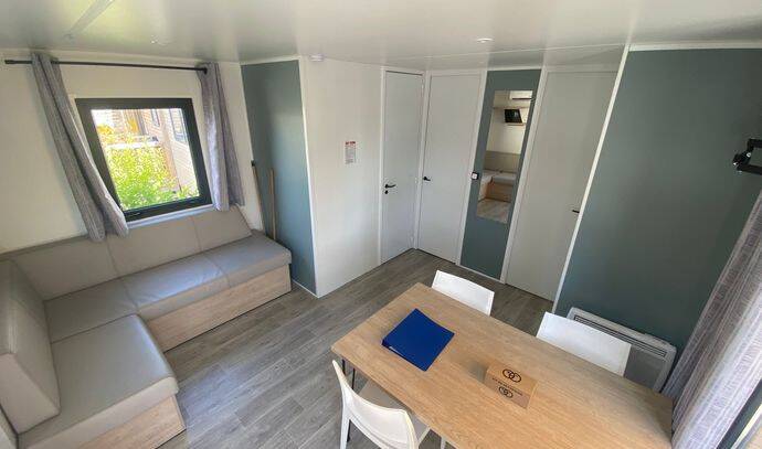 Mobil-home | Comfort | 2 Ch. | 4 pers. | Terrasse surélevée | A/C 1