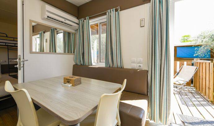 Mobil-home | Comfort | 2 Ch. | 4 pers. | Terrasse surélevée | A/C 2