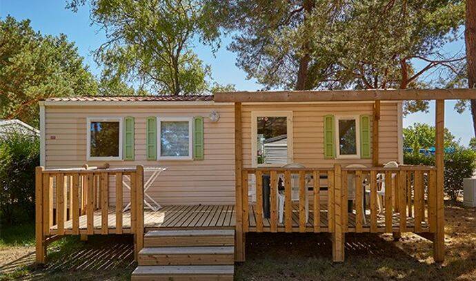 Mobil-home | Comfort | 2 Ch. | 4 pers. | Terrasse surélevée | A/C | TV 1