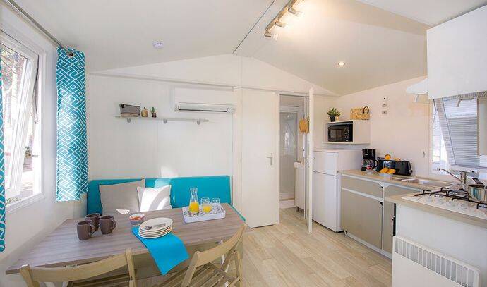 Mobil-home | Comfort | 2 Ch. | 4 pers. | Terrasse surélevée | A/C | TV 2